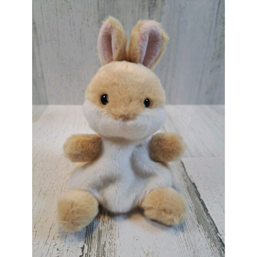 Aurora Palm Pals Ella Bunny Rabbit 6" Mini Plush Stuffed Toy Easter Basket